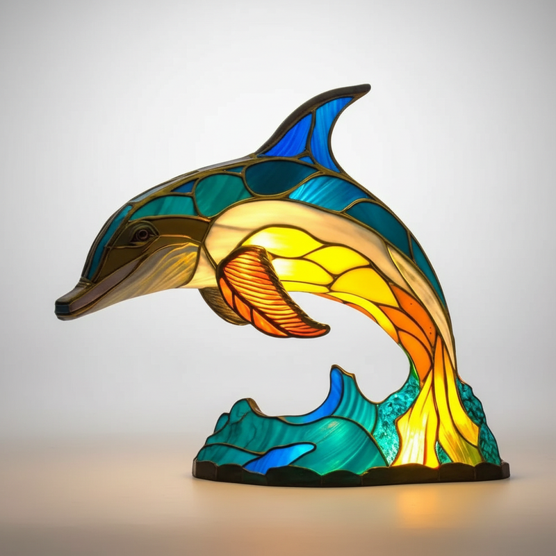 Kunstvolle Tischlampe - AnimalGlow