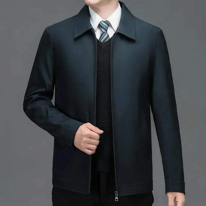 Padded men's winter jacket made of polyester – Arvid
