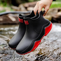 Ladies' mid-height waterproof rain boots with anti-slip sole – Nivara