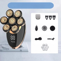 7D Floating Electric Shaver with 5-in-1 Grooming Kit & Waterproof Design – FlexEdge