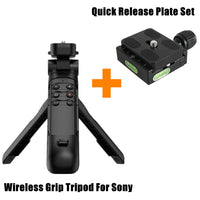 Wireless Tripod Grip with Remote Control for Camera Zoom & Recording – Navoris