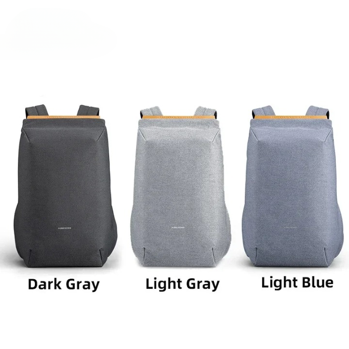 Leather Anti-Theft Laptop & Business Backpack for Men