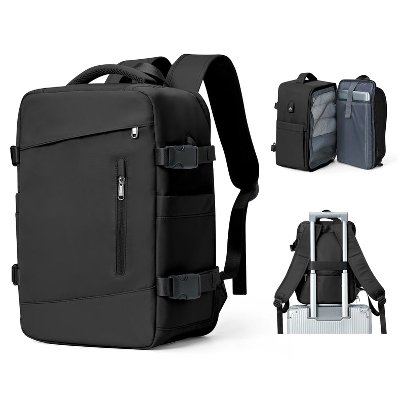 Cabin-Approved Organiser Backpack with 14 Inch Laptop Compartment