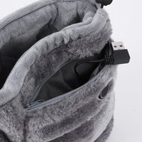 Electric USB Slippers with Plush Lining – WarmFeet