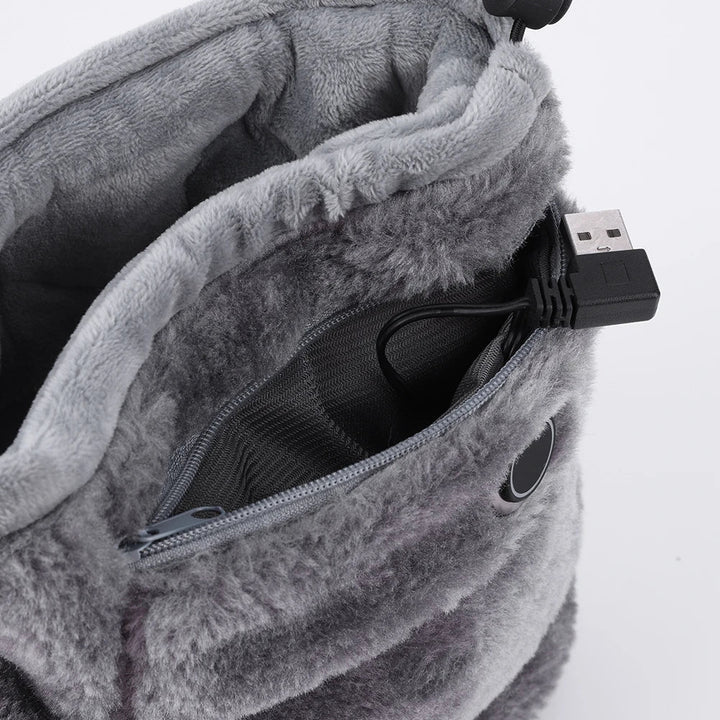 Electric USB Slippers with Plush Lining – WarmFeet
