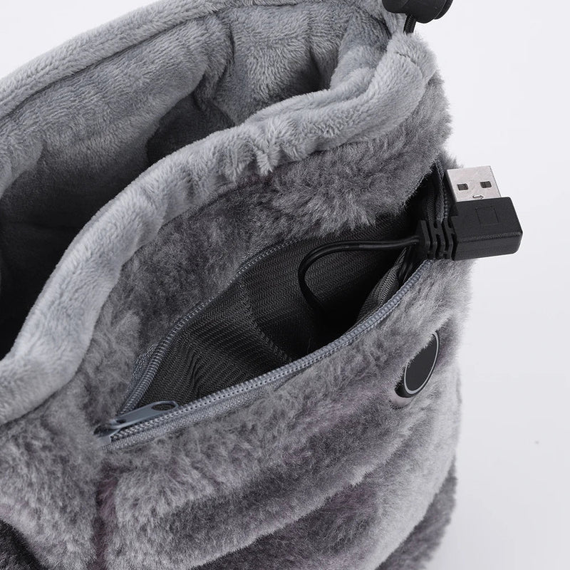 Electric USB Slippers with Plush Lining – WarmFeet