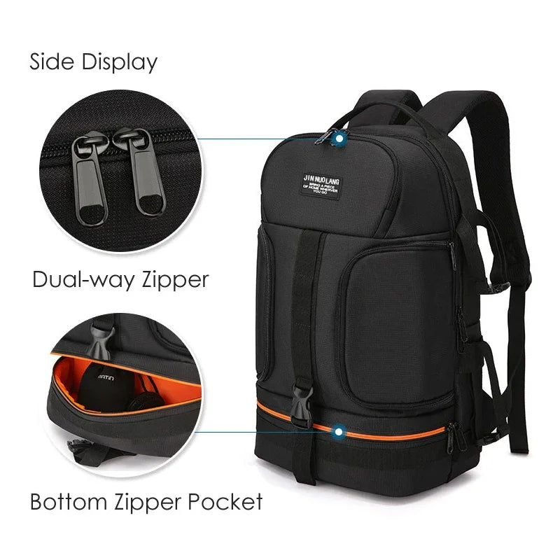 Professional Waterproof DSLR Camera Backpack with Tripod Straps & Rain Cover – Darius