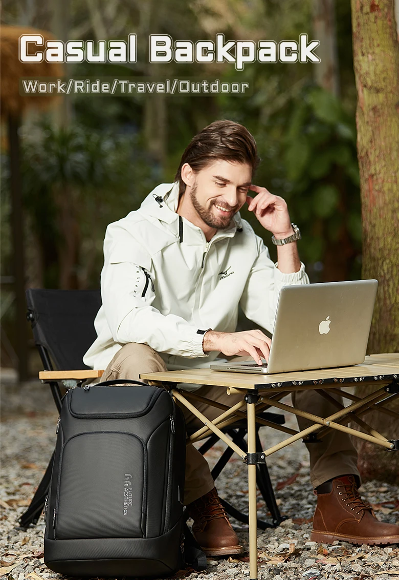 High-Capacity Waterproof Laptop & Travel Backpack with USB Charging