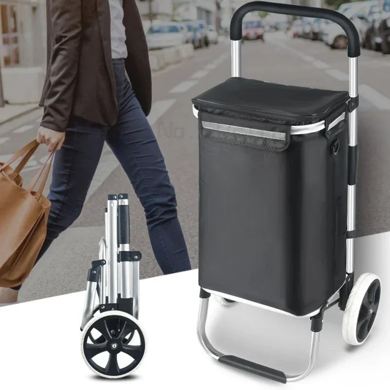 Large Capacity & Waterproof Folding Shopping Cart – Movaro