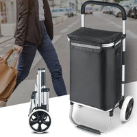 Large Capacity & Waterproof Folding Shopping Cart – Movaro