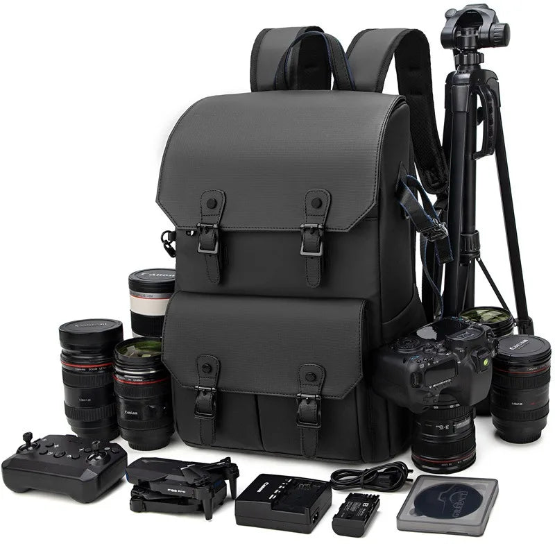 Waterproof Camera Shoulder Bag – Arven – (Large Capacity)