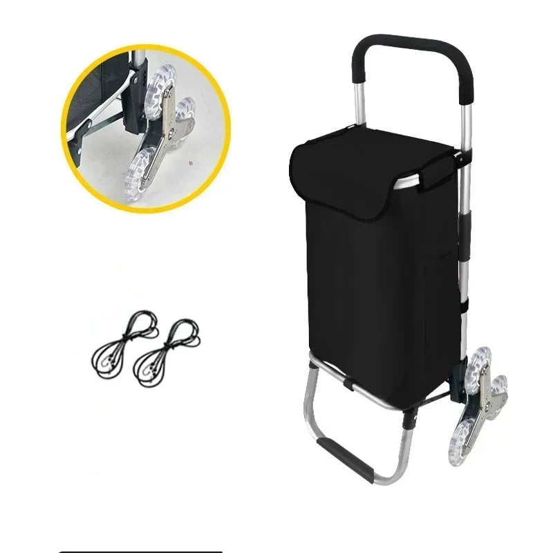 Large Capacity & Waterproof Folding Shopping Cart – Movaro