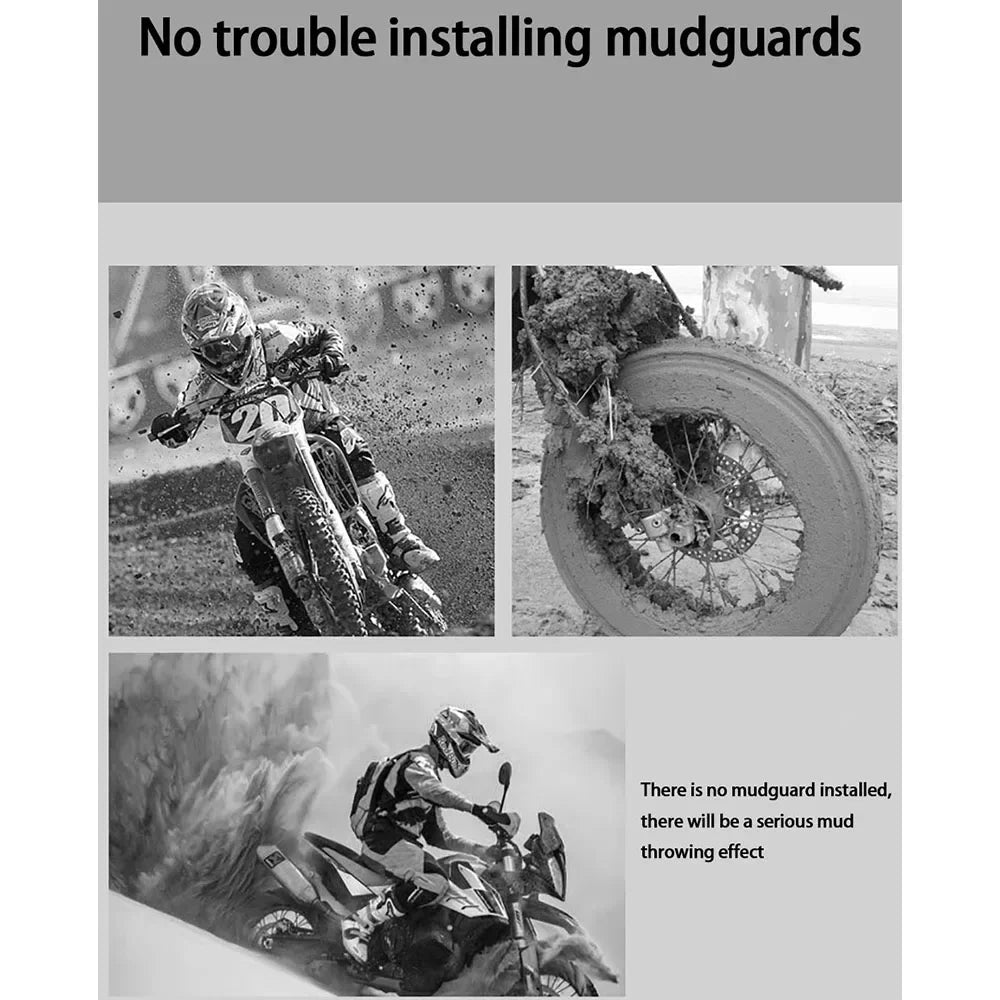 Universal Motorcycle Rear Mudguard Fender with Reflector – RoadGuard