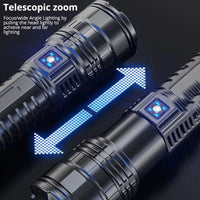 Rechargeable 10000 Lumen LED Torch 1+1 FREE – Striker