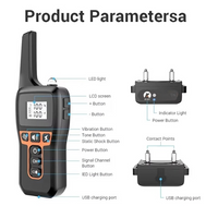 Rechargeable Electric Dog Training Collar with Remote & 1000m Range – PetControl