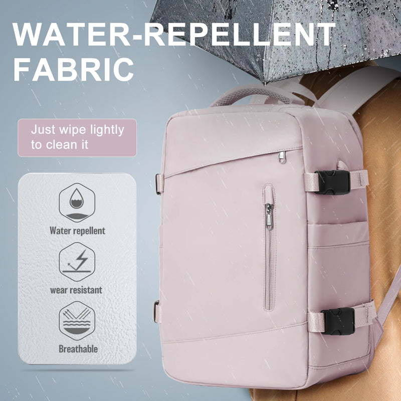 Cabin-Approved Organiser Backpack with 14 Inch Laptop Compartment