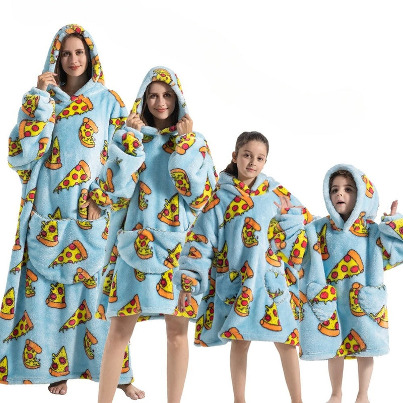 Pumpkin Hoodie Blanket for Halloween Coziness – SpookySnuggle