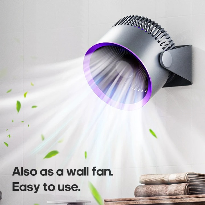 Multifunctional Electric Fan Circulator with 4000mAh Battery – AirFlex
