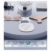Portable Mini Washing Machine with LED Display for Travel and Small Garments