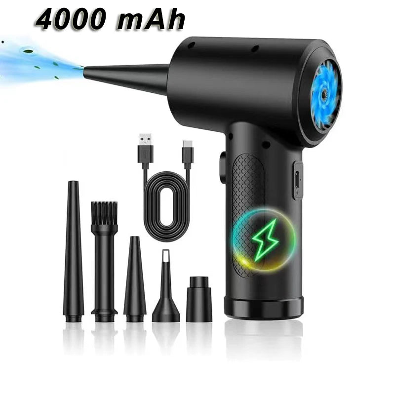 Cordless Air Duster with 51,000RPM Motor & LED Light – JetSweep