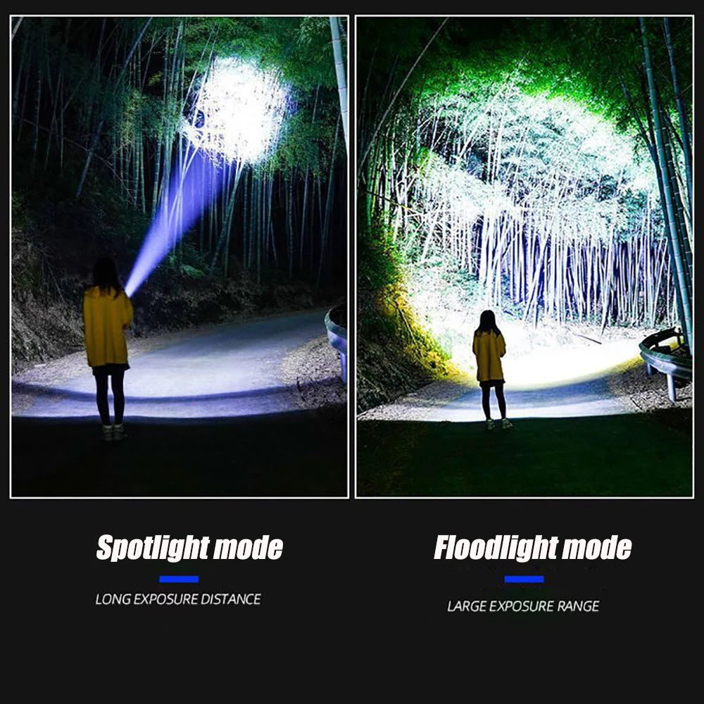 Rechargeable 10000 Lumen LED Torch 1+1 FREE – Striker