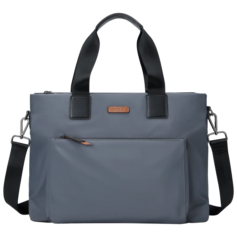 Men’s Canvas Business Laptop Briefcase with Large Capacity