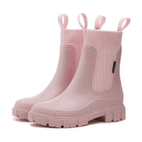 Ladies' insulated waterproof rain boots with anti-slip sole – Nalena