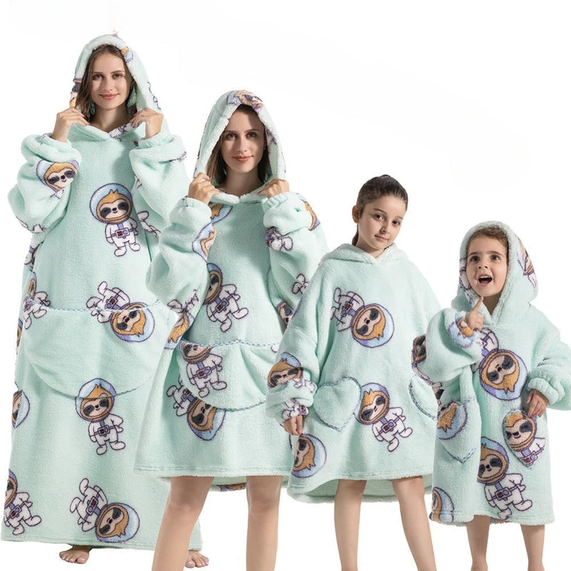 Pumpkin Hoodie Blanket for Halloween Coziness – SpookySnuggle