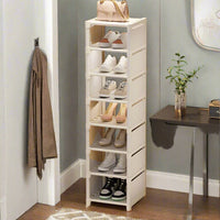 Space-Saving Metal Frame Shoe Rack with 6/8 Layers – Liora