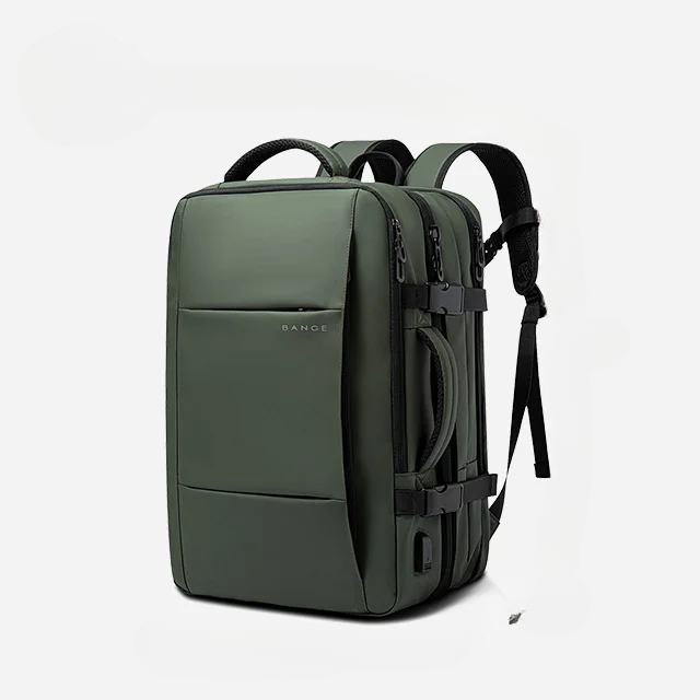 Large-Capacity Waterproof Business & Travel Backpack with USB Charging