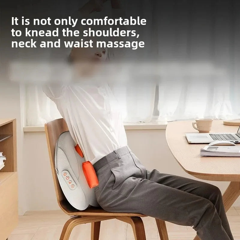 Wireless Shiatsu Massage Pillow with Heat for Neck, Back & Legs – Auron
