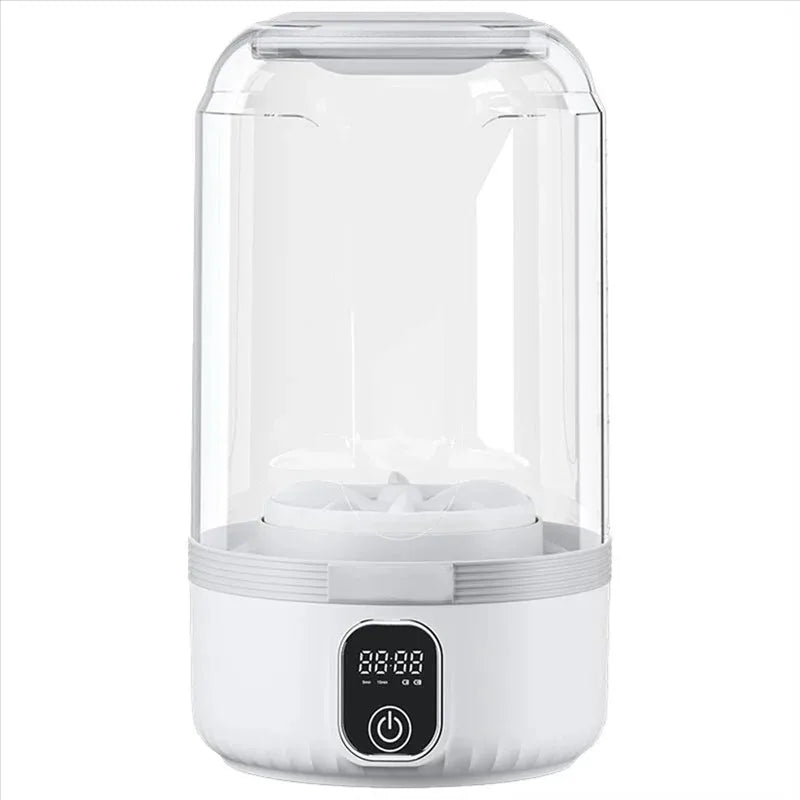 Portable Mini Washing Machine with LED Display for Travel and Small Garments