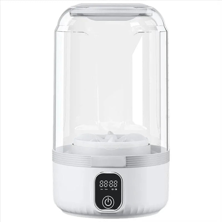 Portable Mini Washing Machine with LED Display for Travel and Small Garments