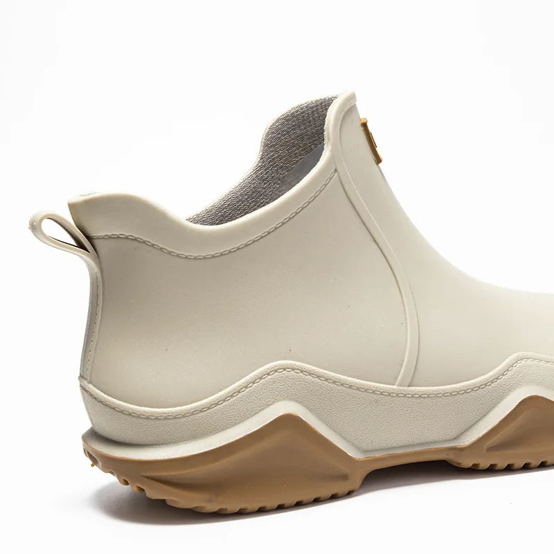 Ladies' mid-height waterproof rain boots with anti-slip sole – Nivara