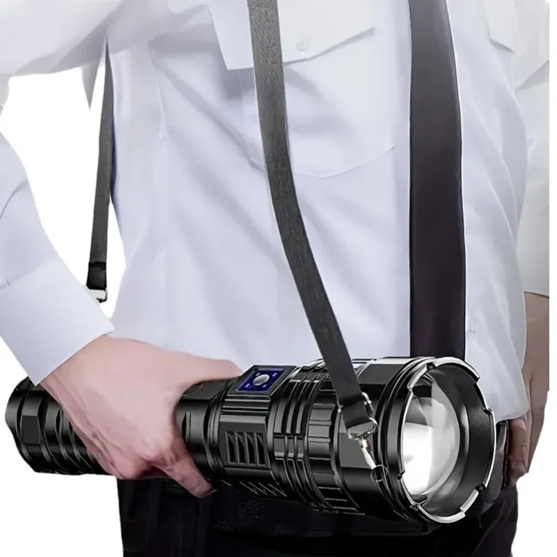 Rechargeable 10000 Lumen LED Torch 1+1 FREE – Striker