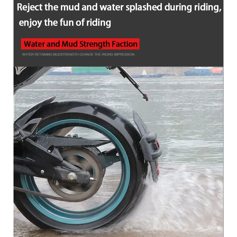 Universal Motorcycle Rear Mudguard Fender with Reflector – RoadGuard