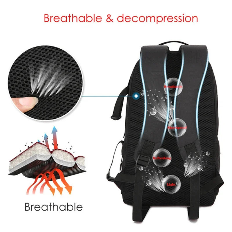 Professional Waterproof DSLR Camera Backpack with Tripod Straps & Rain Cover – Darius