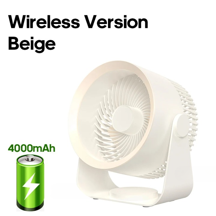 Multifunctional Electric Fan Circulator with 4000mAh Battery – AirFlex