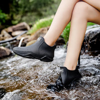 Ladies' mid-height waterproof rain boots with anti-slip sole – Nivara