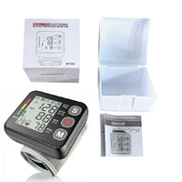 Digital Wrist Blood Pressure Monitor with LCD Display – PulseTrack