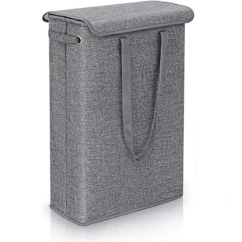 45L Slim Laundry Basket with Lid – Neris