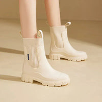 Ladies' insulated waterproof rain boots with anti-slip sole – Nalena