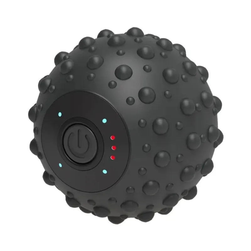 4-Speed Vibrating Massage Ball with Heat Therapy & Textured Surface – FlexiRoll