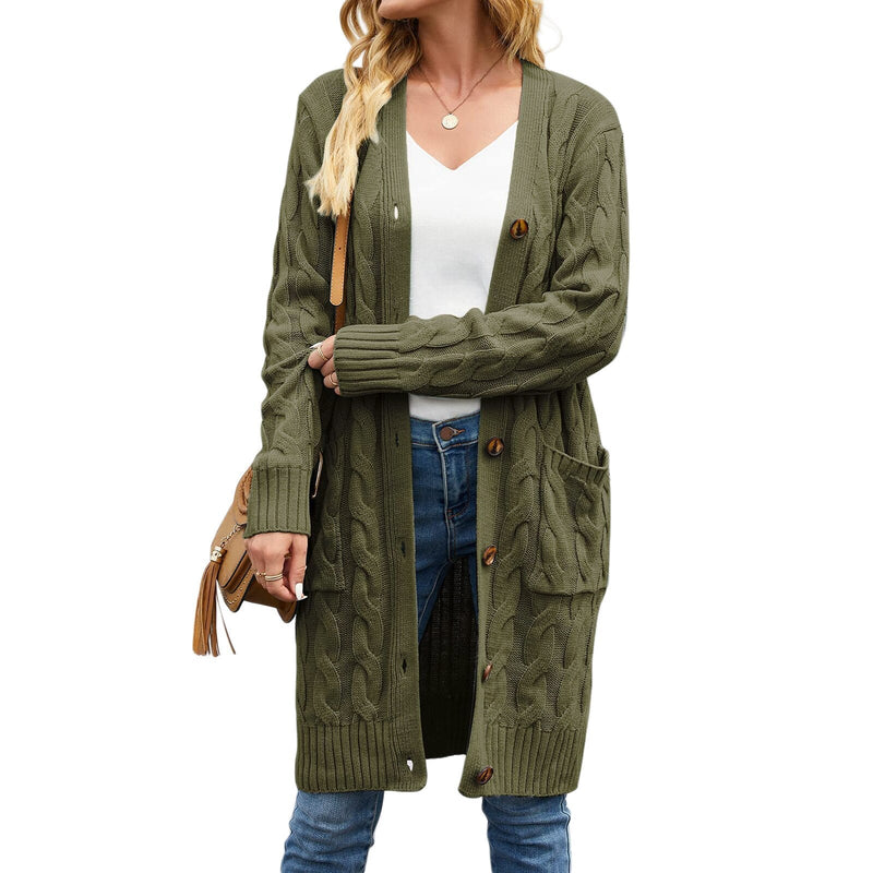 Ladies' knitted cardigan with pockets – Noelle
