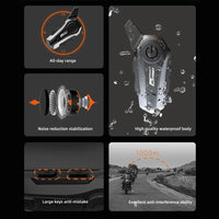 Bluetooth Motorcycle Helmet Intercom Headset with 1000m Range & IPX6 Waterproof – RoadComm