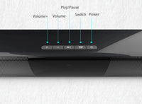 Wireless Bluetooth Soundbar Stereo Speaker System with FM & USB – CineWave