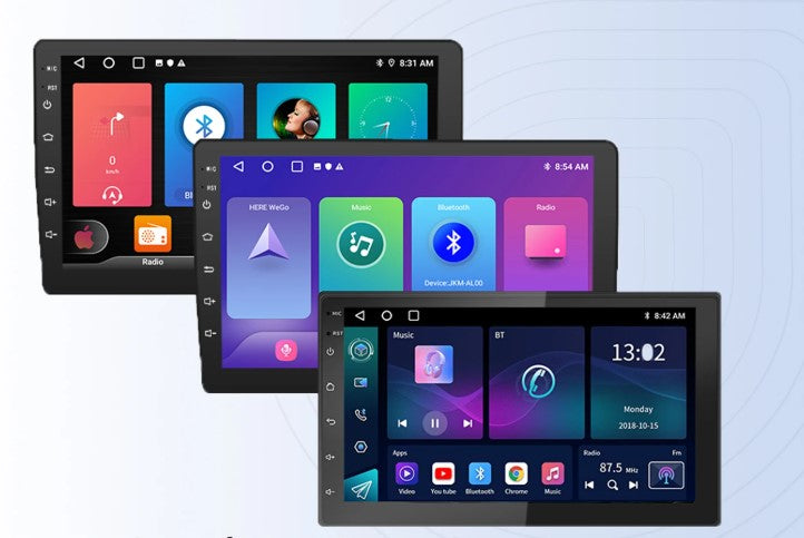 Universal Android Car Stereo with Touchscreen, GPS and Wireless CarPlay