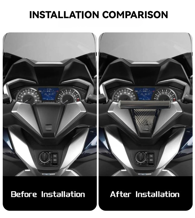 Motorcycle GPS & Phone Navigation Bracket with 25mm Mount – ForzaMount