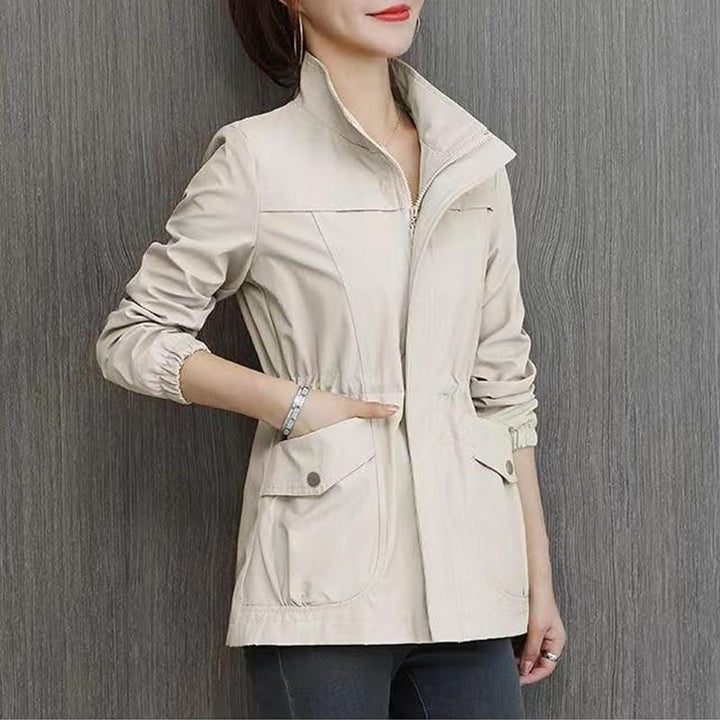 Ladies' transitional jacket with stand-up collar – Marielle