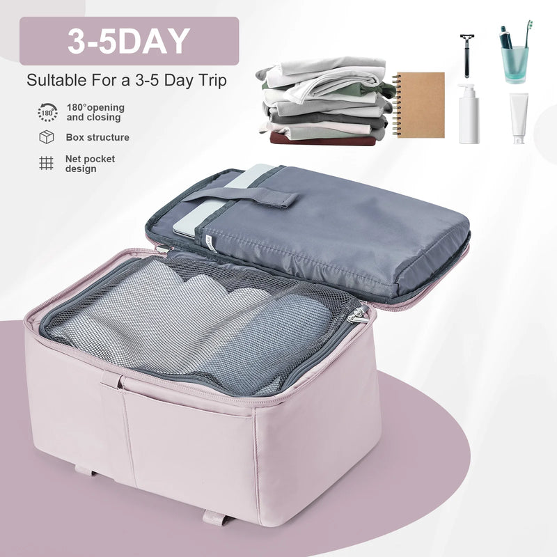 Cabin-Approved Organiser Backpack with 14 Inch Laptop Compartment
